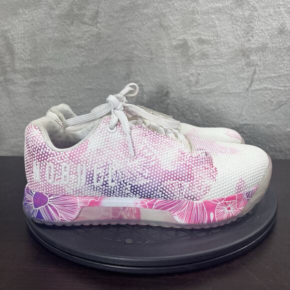 NOBULL Womens Sz 8 Impact Mulberry Watercolor Athletic CrossFit Training Shoes - Picture 1 of 10